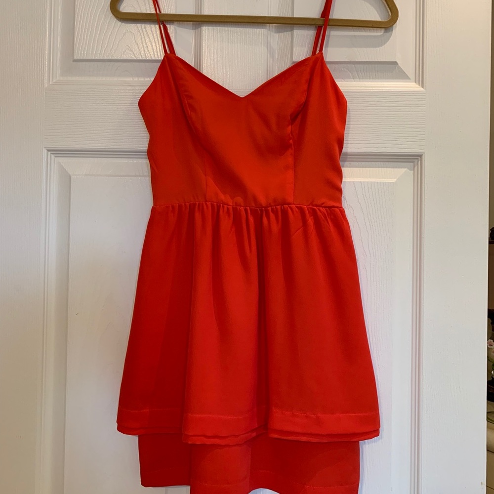 Bebe red dress